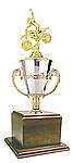Motocross Silver and Gold Cup Trophy