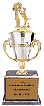 Nite Hunt Cup Trophies in Black Marble Finish
