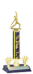 R3R Dance Trophies with double trim and riser